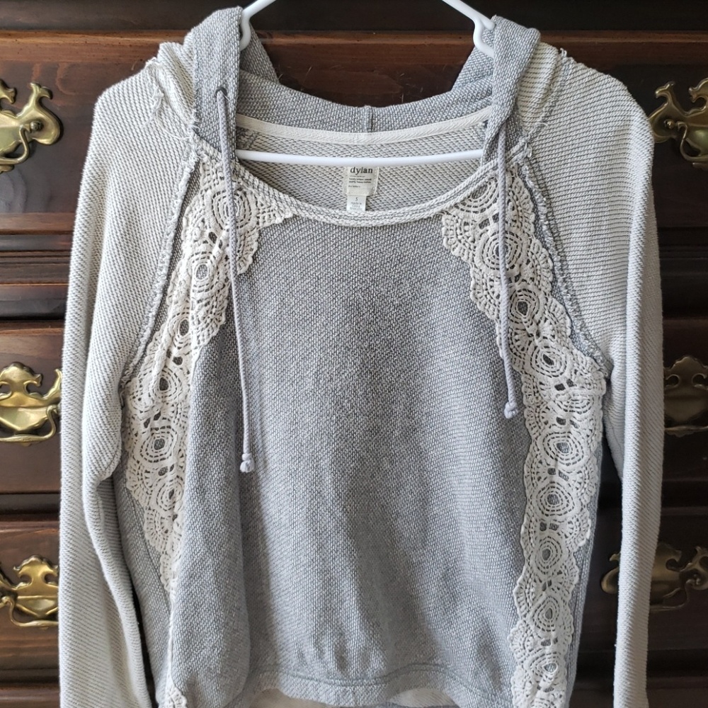 Boutique lace hoodie